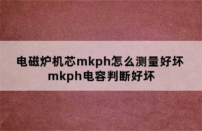 电磁炉机芯mkph怎么测量好坏 mkph电容判断好坏